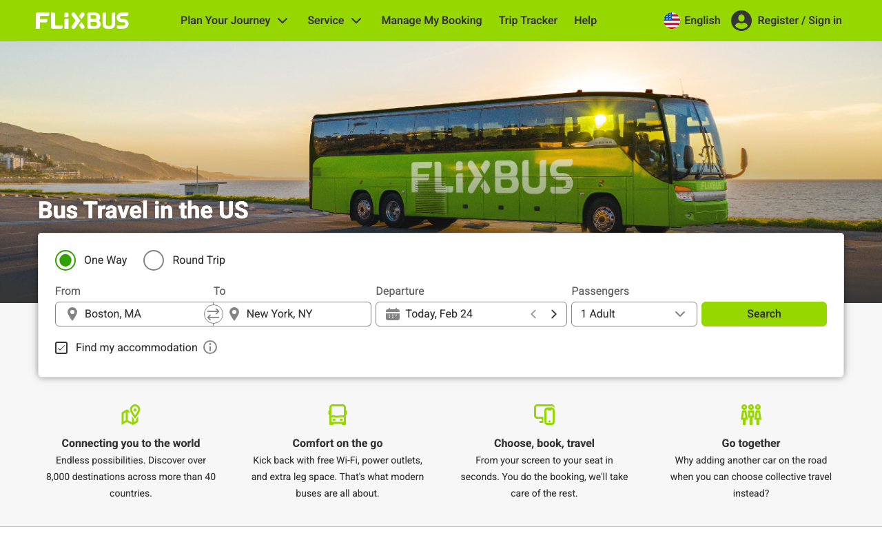 Flixbus screenshot
