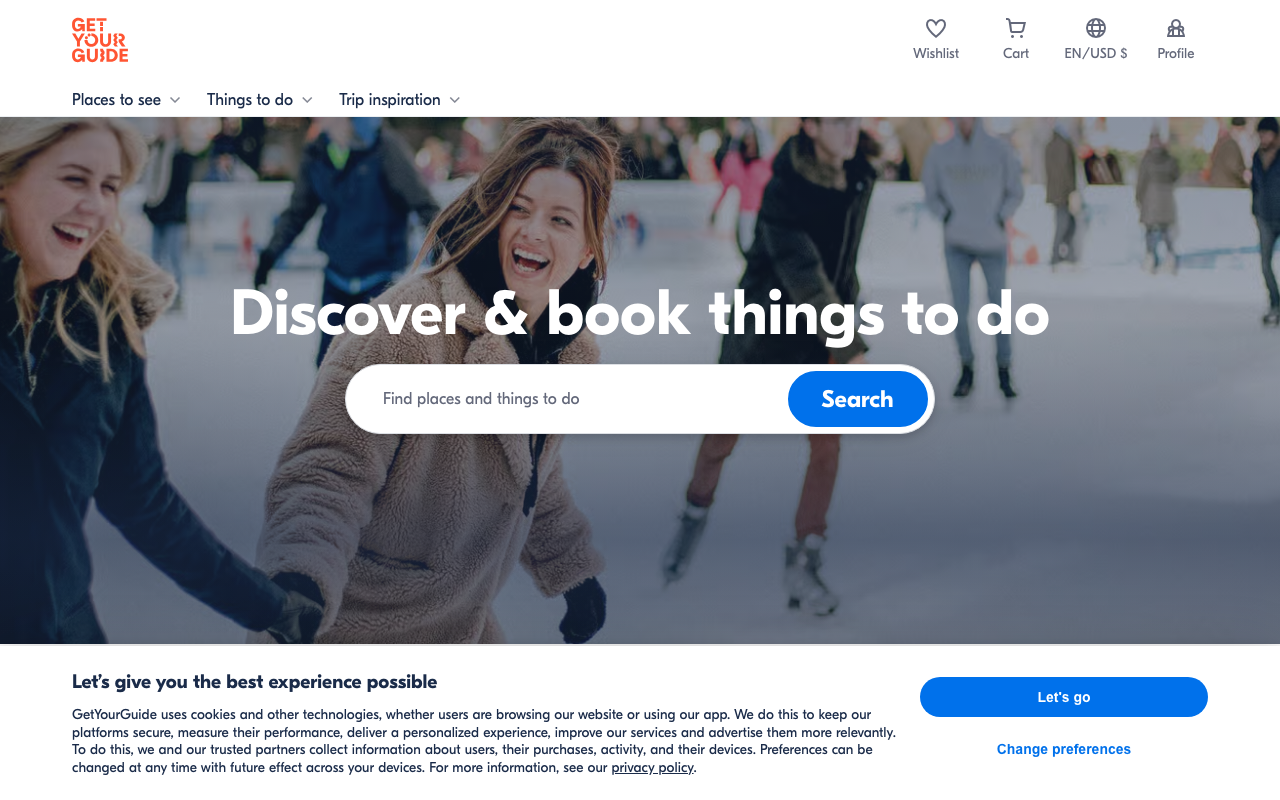 GetYourGuide screenshot