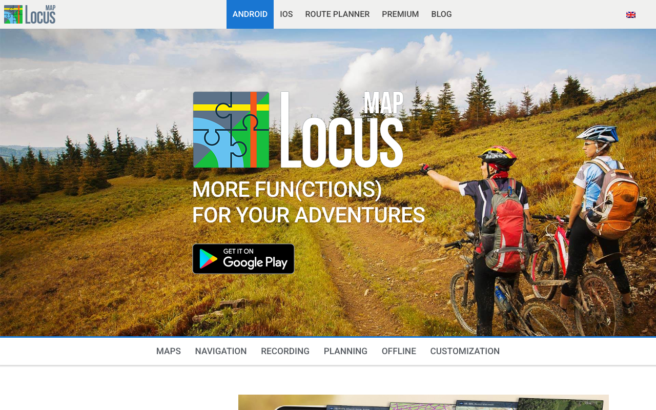 Locus Map screenshot