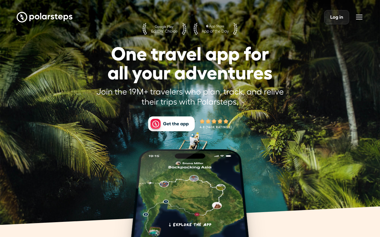 Polarsteps screenshot