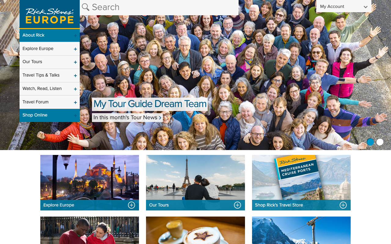 Rick Steves Audio Europe screenshot