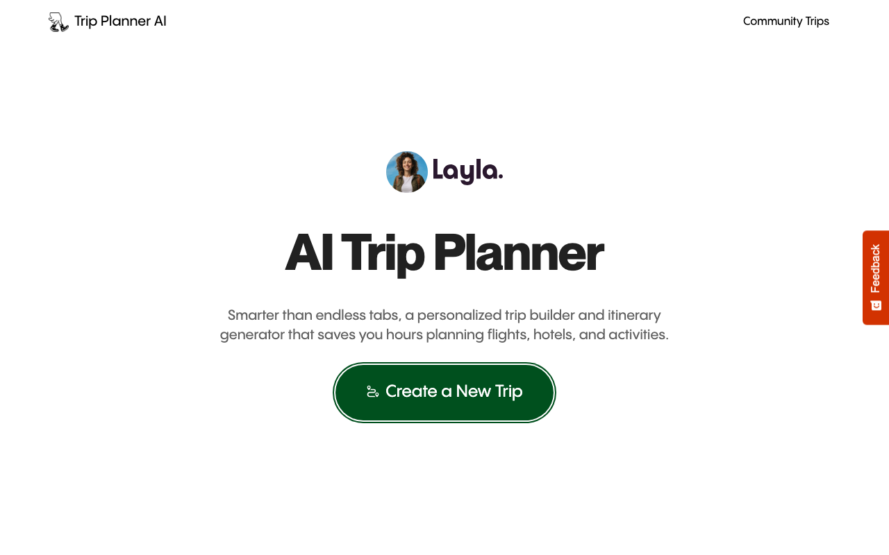 Tripplanner.ai screenshot