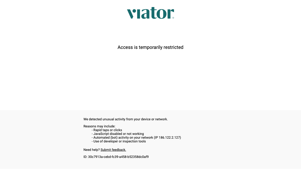 Viator screenshot